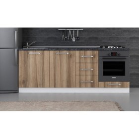 Resim Minar 215 Cm Mutfak Dolabı Beyaz Dore 215-D3-Alt Modül Beyaz 