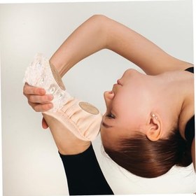 Resim Toddmomy 1çift Kız Çocukları Için Hafif Ballet Ayakkabıları Rahat Ayakkabıları Kaymaz Tabanlı Nefes Alabilir Yumuşak Ve Konforlu Bale Performansları 
