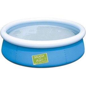 Resim Bestway Kazan Modeli Şişme Çocuk Havuzu 152 x 38 CM 57241 Çok Renkli 