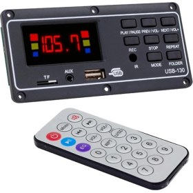 Resim Magıcvoıce MV-15949 USB-130 Usb/sd/mıc/aux/bluetooth Kumandalı Ekranlı Oto Teyp Çevirici Dijital Player Board (4887) 
