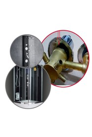 Resim AYRINTISHOP Banyo Duşakabin Kompakt Sistem 3 Yollu Su Ayırıcı Kartuş E-12 