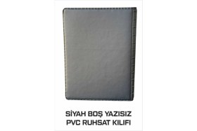 Resim Tay Promosyon Ruhsat Kılıfı Pvc Siyah Yazısız 1. Sınıf Kaliteli Hammadde 1 Adet 