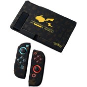 Resim Nintendo Switch Bölünmüş Koruyucu Kılıf Yumuşak Kılıf Pikachu Yıldırım 