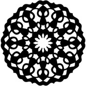 Resim Kıvırcıkyoga Çiçek Deseni (Oto-Motor-Laptop-Duvar-Dekor) (Tip 10) 10 x 10 Cm 