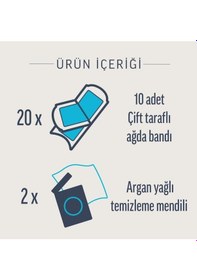 Resim Veet Professional Sir Ağda Bandı Bacak & Vücut Bölgesi Hassas Ciltler 20'lı 