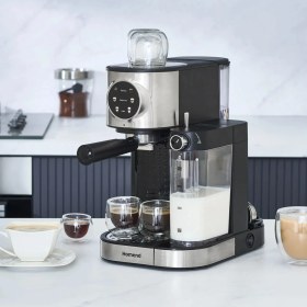 Resim Homend Coffebreak 5015H Espresso Makinesi 1470W Güçlü Süt Köpürtücülü Inox Renkli 