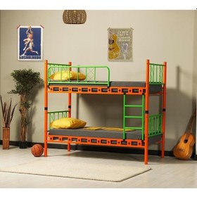 Resim Argimo Carme Genç Çocuk Odası Metal Ranza Ve Karyola 90 x 200 