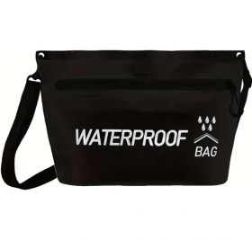 Resim Chuangyinshop 1 Adet Meteorit Siyah Yıkama Çantası Dayanıklı 5 Litre Su Geçirmez Seyahat Spor Çantası Göktaşı Siyahı 