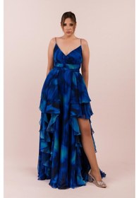 Resim Elbise Empırme Katkat Evafashion Saks 