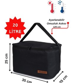 Resim Rewance Termal Soğutucu Taşıma Çantası 20 Lt - Siyah 