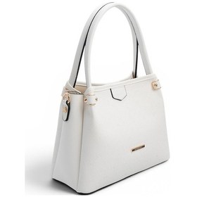 Resim Silver Polo Sp1254 Kadın El Çantası Logolu Beyaz-beyaz 