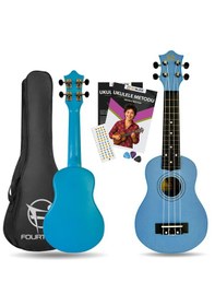 Resim Fourtune Loki Sp-21bl Soprano Mavi Ukulele Seti Başlangıç Seviye Mavi 
