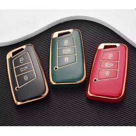 Resim Volkswagen Passat Uyumlu Golf Uyumlu Tiguan Anahtar Kilifi Sustasiz Mo... 527828532 
