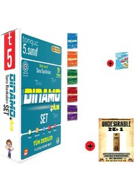 Resim Tonguç Akademi 5. Sınıf Dinamo Seti En Son Baskı Yeni + Test Kitabı Hediye + Kişiye Özel İsimli Ahşap Harry Potter Kitap Ayracı Hediye 