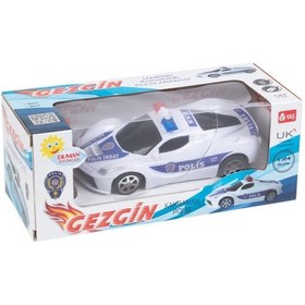 Resim Uzaktan Kumandalı Pilli Polis Arabası Yarım Fonksiyon 1/24 