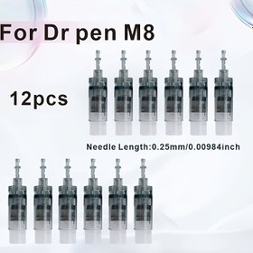 Resim 12 Adet Derma Pen M8 Yedek Mikro İğne - Dermapen 8 Uyumlu, 0.25mm (Uzunluk 0.257 mm), Kollajeni Harekete Geçirme, Microneeedling ve Evde Cilt Bakımı işlemleri üzere Dayanıkız Çubuka ucu Tattoo & Estetiik Prosedürleri ile Profesyonellerin Ki̇şilíki kullanimi ıcın Açık Bej Renk, ıygun Iğneler Hassas Nokta Sạmli Saglam yapiyi Yüksel Kalite Malzemesi Skincàre Eskizlar Güzelliğ Meslekmenleri cild bakimi tutkunları 