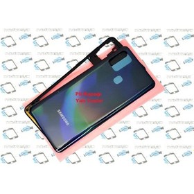 Resim Samsung Galaxy A31 A315 Kasa Arka Pil Batarya Kapağı SİYAH 