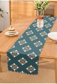 Resim RealHomes Damask Desen Motifli Dekoratif Runner 