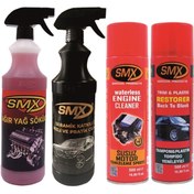 Resim SMX Susuz Motor Temizleme Spreyi / Tampon Yenileyici / Torpido Yenileyici / Plastik Yenileme Spreyi 