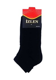 Resim Siyah Erkek Kısa Spor Çorap 9 Çift Antra Melanj 