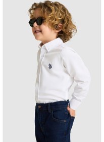 Resim U.s. Polo Assn. Erkek Çocuk Beyaz Gömlek Basic 50324687-vr013 