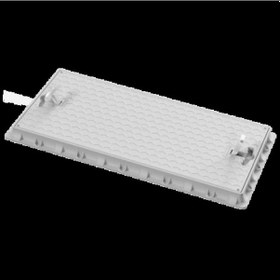 Resim 40X80 DÜZ PLASTİK RÖGAR MENHOL KAPAK VE ÇERÇEVE 
