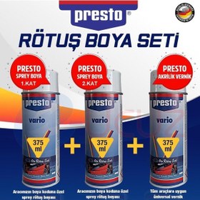 Resim Boya Kodunuza Özel Presto Sedef Boya Rötuş Sprey Seti 