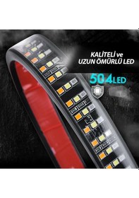 Resim Pick Up Ledi Off Road Bagaj Led Lamba Sinyalli Kayar Bagaj Ledi 120 Cm 