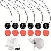 Resim Hero 12 11 10 9 8 7 6 5 4 3 Insta360 X4 X3, DJI OSMO, SJCAM, AKASO Aksiyon Kameraları Kask Montajları ile Uyumlu Güçlü Yapışkanlı Sticker Kayış Kordonu 