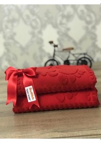 Resim Özdilek Banyo Ayak Havlusu 2'Li(Kırmızı) 