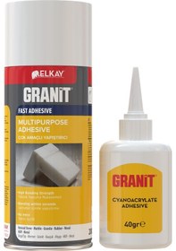 Resim Elkay Granit Profesyonel Hızlı Yapıştırıcı 200 ML Şeffaf 