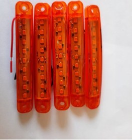 Resim parmak led 9ledli turuncu 5li set 