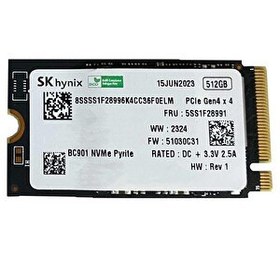 Resim SK Hynix BC901 512 GB 22x42 M.2 NVMe SSD 