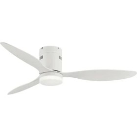 Resim D52066 Beyaz Uzaktan Kumandalı Aydınlatmalı Tavan Vantilatörü 