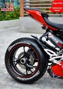 Resim Stancenation Sticker Motosiklet Ve Otomobil Lastik Yazısı 4 Adet 2.5 Cm Made In Usa 