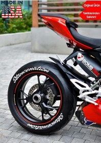 Resim Stancenation Sticker Motosiklet Ve Otomobil Lastik Yazısı 4 Adet 2.5 Cm Made In Usa 