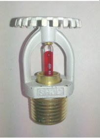 Resim Ul Dik Up Tip Yangın Sprinkler Beyaz 68 C Kırmızı 1/2 Sr 