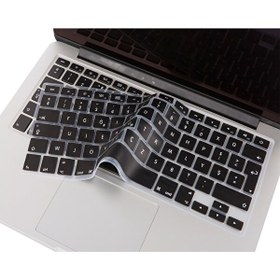 Resim Siyah Laptop Macbook Air Pro Klavye Kılıfı F-türkçe Daktilotip A1466 A1502 A1398 Ile Uyumlu 