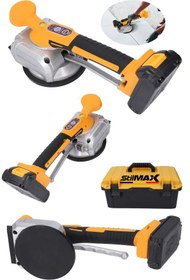 Resim stilmax Çift Akülü Yüksek Torklu 48V Fayans Tutma Yerleştirme Makinesi Kilitli Profesyonel Vantuz Makinesi 