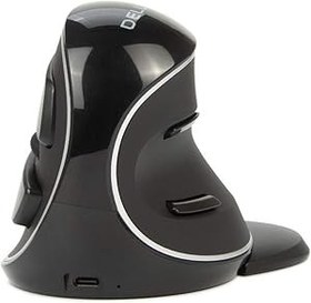 Resim DELUX Ergonomik Kablosuz Dikey Fare, Nano USB Alıcılı, 4 DPI (800/1600/2400/4000), 6 Düğme, 2.4g Kablosuz Optik Fare, Çıkarılabilir Bilek Desteği (618PD) 