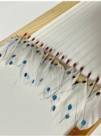 Resim Palamut Çaparisi - Beyaz Mavi Sarı Hologram 