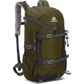 Resim Jeemson 30l Asker Yeşili Oxford Kumaş Çok Amaçlı Dağcı Sırt Çantası - 28x19x49cm Mavi 