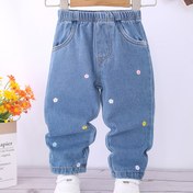 Resim Kızlar İçin İlkbahar/Sonbahar Noel ve Sevgililer Günü Kot Pantolonları 