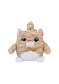 Resim Glanart Çocuklar İçin Sevimli Peluş Sırt Çantası Kahve 25 Cm 3-6 Yaş Kahverengi 