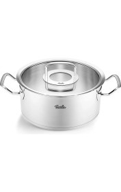 Resim Aesco Fissler Original Profi Cam Kapak Kısa Tencere 20 cm 