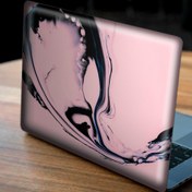 Resim Soyut Pembe Siyah Desen Notebook Sticker, Laptop sticker,, Hp Sticker, Asus Sticker, 15.6 inç Sticker 