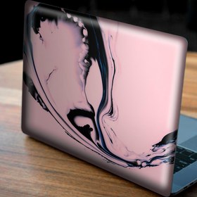 Resim Soyut Pembe Siyah Desen Notebook Sticker, Laptop sticker,, Hp Sticker, Asus Sticker, 15.6 inç Sticker 
