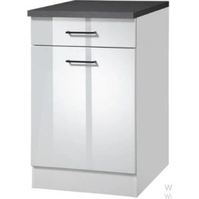 Resim T Designo Tdesigno Ayaz Mutfak Çekmeceli Alt Modül 60 cm Beyaz Tezgah Dahi̇l 