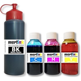 Resim Mertink Canon (e404 E414 E464 E474 E484)pg 46 Cl 56 Uyumlu Kartuş Dolum Seti 500ml Siyah+3x100ml Renkli 