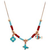 Resim Argentum Concept - Çok Figürlü Gümüş Tasarım Taş Kolye - N150001 